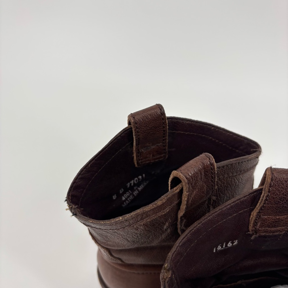 Frye Carson Shortie Boots Size 8 Brown - Picture 5 of 10